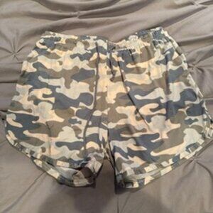 Hello Mello women's camo lounge shorts